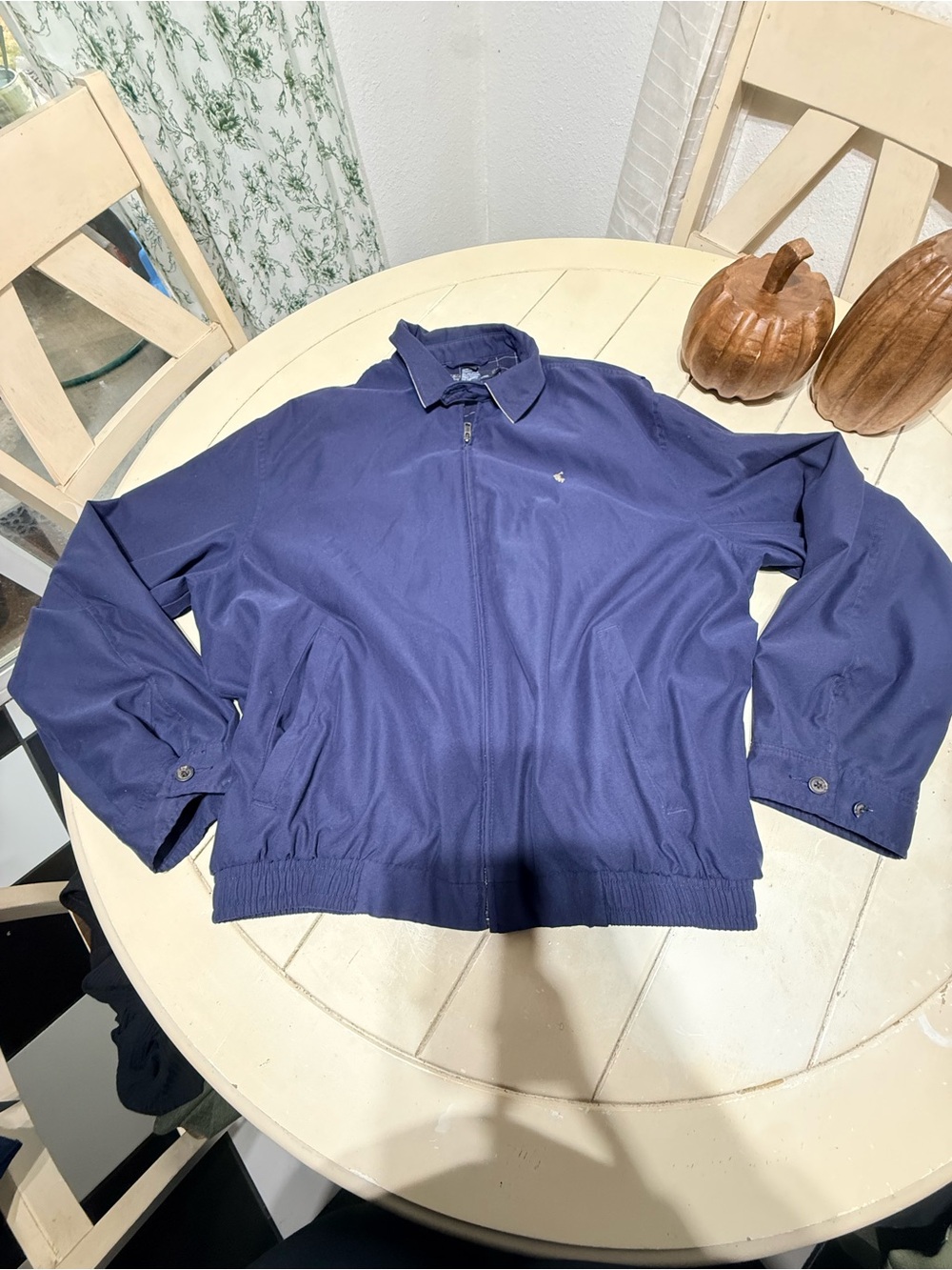 Polo by Ralph Lauren Navy Zip-Front Bomber Jacket